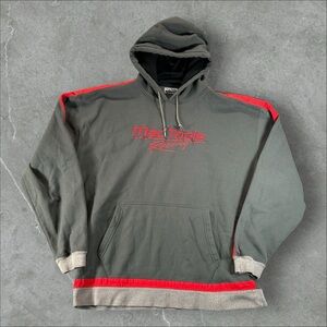 Mac Tools Hoodie Mens 2xl Grey Y2K Racing Pullover Sweatshirt Casual Embroidered